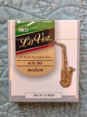 Rico LaVoz Alto Sax Medium Reeds 10 Pack